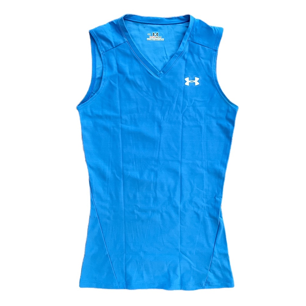 Blue Heat Gear Compression Tank